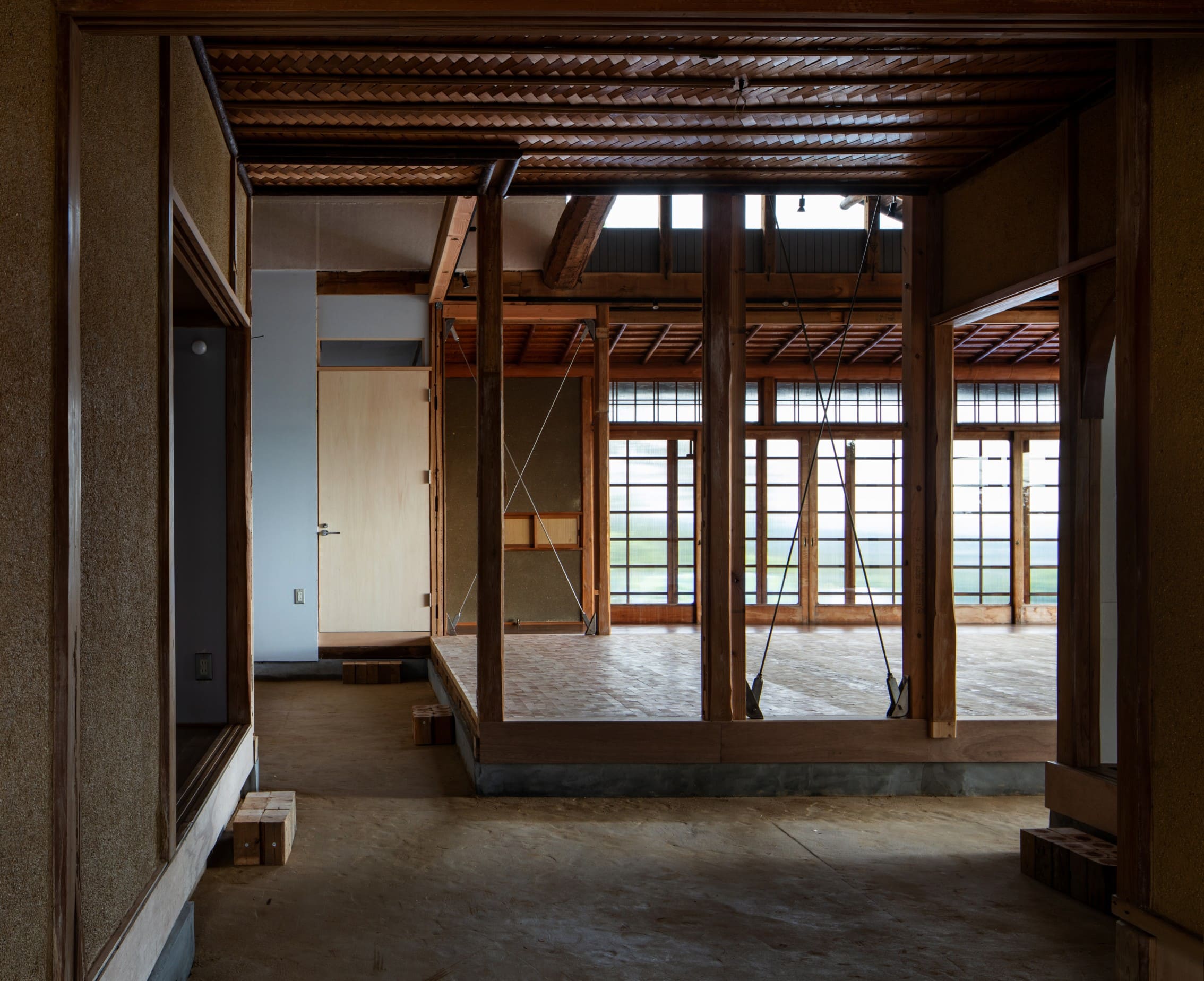 宝山寺のギャラリー 内部 構造設計